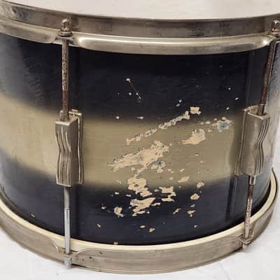 Vintage Early 1960s 1963 Ludwig Blue Silver Duco Club Date Tom Drum 9x13 image 6