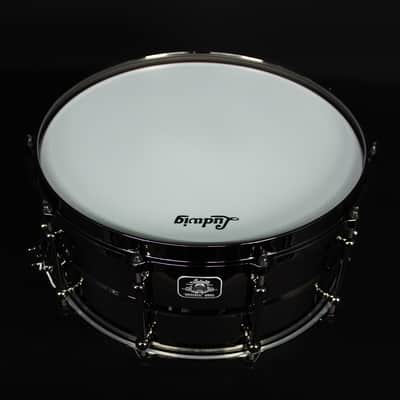 Ludwig 6.5" x 14" Universal Brass Snare Drum, Black Nickel Hardware Bild 2