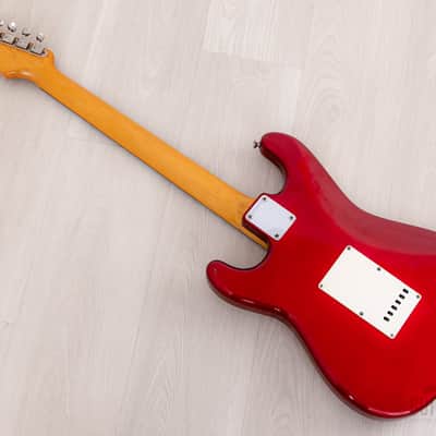 1983 Fender Stratocaster '62 Vintage Reissue JV ST62-65 Candy Apple Red 100% Original, Japan MIJ Fujigen image 12