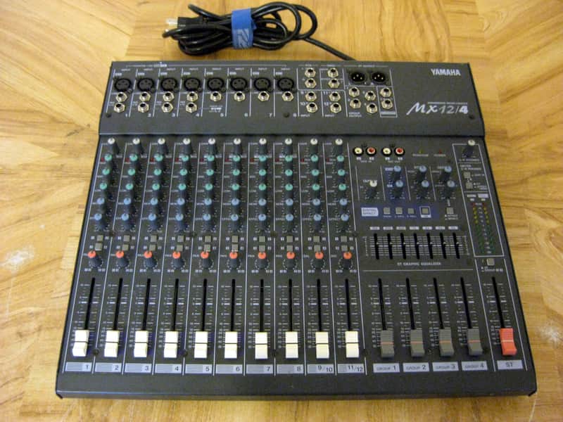 Yamaha MX 12/4 Mixer Digital Reverb 7 Band EQ | Reverb