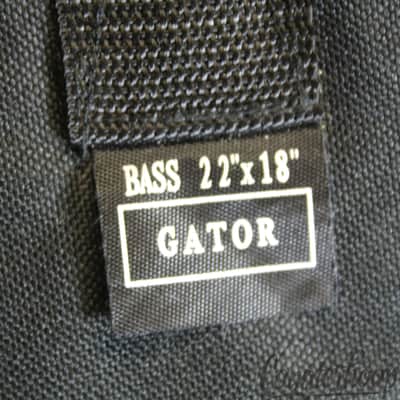 Gator 18"x 22" Soft Shell Padded Bass Drum Case Bag Touring Gig Black GP-2218BD image 4