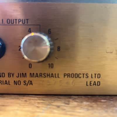 Marshall JCM 800 Lead Series Model 2205 Wicker Front 50-Watt Head 1985 image 12