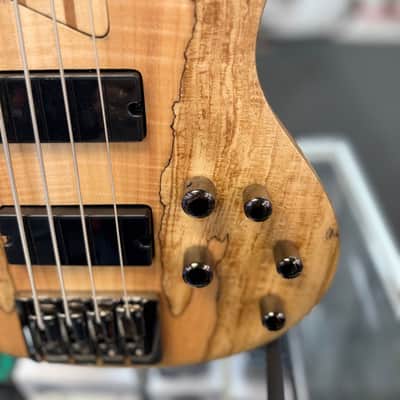 ESP LTD B-204SM Fretless Bass Guitar - Natural Satin image 5