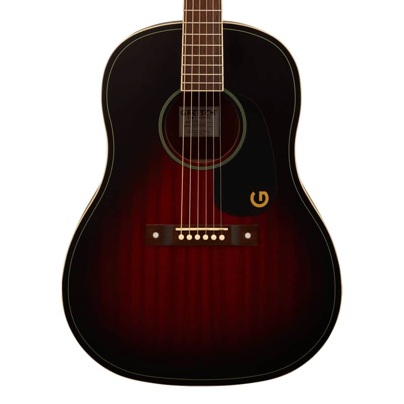 Used Gretsch Jim Dandy Dreadnought Acoustic Guitar - Deep Cherry Burst image 1