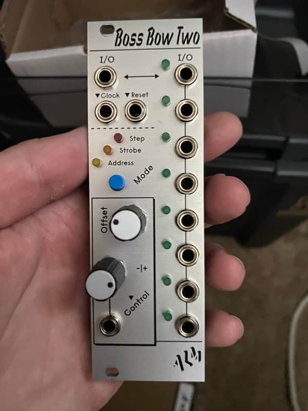 ALM/Busy Circuits ALM027 Boss Bow Two Multimode Switch Eurorack Synth Module 2020 - Present - Silver image 1