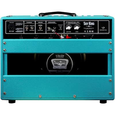 Tone King Sky King 35W 1x12 Tube Guitar Combo Amp Regular Turquoise image 3