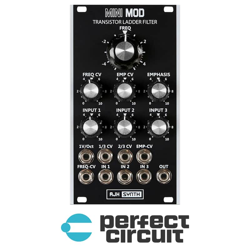 AJH Synth MiniMod Transistor Ladder VCF (Black) image 1