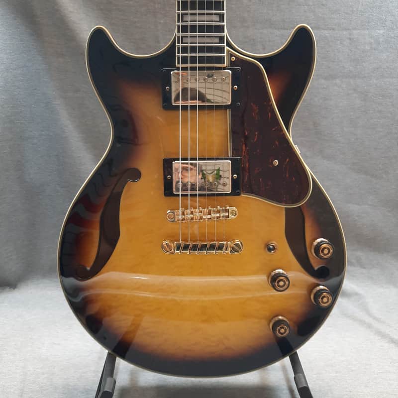 Ibanez AM93QM-AYS Artcore Expressionist - Antique Yellow Sunburst image 1