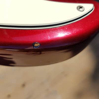 Rare & Limited Lace Sensor Fender  Deluxe American Standard Stratocaster 1989 Red w/ Gig Bag image 5