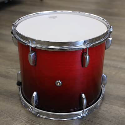 Used Pearl Session Custom Maple Mounted Tom 11x13" Cranberry Fade image 4