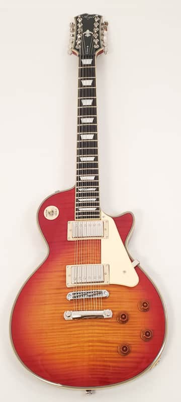 Agile AL-3200MCC 12 String Electric Guitar Solid Body Arch top with Multi-Radius CSBF Bild 1