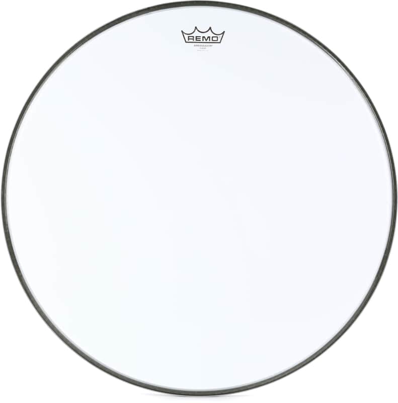 Remo Ambassador Clear Bass Drumhead - 22 inches (3-pack) Bundle image 1