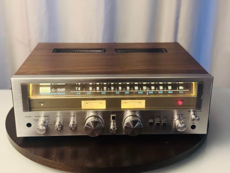 🔥🔥🔥 Vintage Sansui G-3500 Stereo Receiver - Serviced + Cleaned + LED image 1