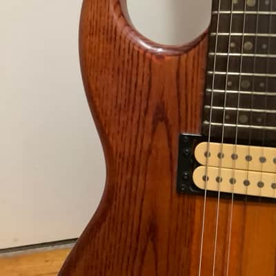 Cort Neck-Thru Early 80s Natural Wood Grain Electric Guitar image 12