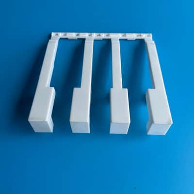 CASIO LK-135 LK-230 LK-265 Keyboard Replacement Part: 4 White Key Set [C-E-G-B] image 3
