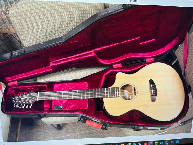 Breedlove Solo 12-String Concert Cutaway Acoustic - Natural image 1