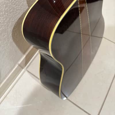 Yamaha FG-365SII 1983 - gloss natural finish on a solid spruce top and a three-piece rosewood back and sides image 20
