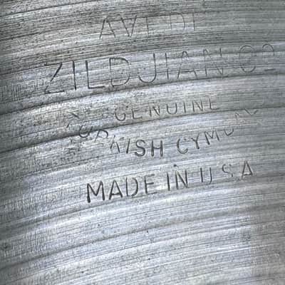 Vintage 1970s Zildjian Avedis 18” Swish Cymbal w/ Rivet Holes image 2