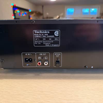 Technics SL-PD8 5 Disc CD Changer Player MASH Optical Out Remote New Belts Works image 12