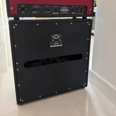 Mad Professor MP-101 2010-2018 - Red/Black Leather - Head & Matching 4x12 Cab image 4