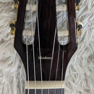 Tagima Modena I Hybrid Acoustic Electric Nylon String Guitar, Gloss Black image 7