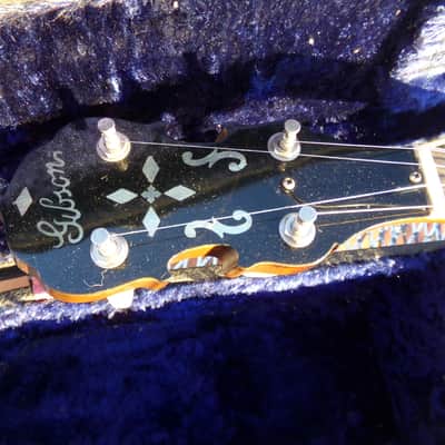 1974 Gibson RB-250 Mastertone Banjo - natural finish, excellent condition image 5