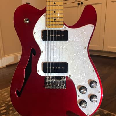 Firefly FFPTH 2020 Red Telecaster Thinline w/ Locking Tuners image 2