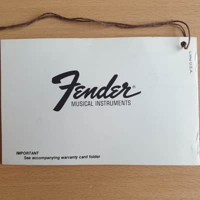 [Vintage] Fender Telecaster Thinline Owner's Manual 1977 (#1) image 2