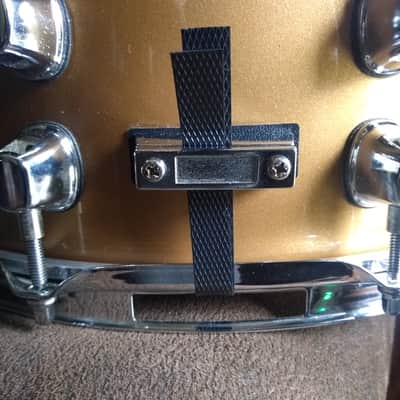 MAPEX RARE Millennium Edition Snare Drum Gold Metallic Lacquer image 7