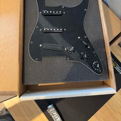Fender Stratocaster Loaded Pickguard - Black image 1