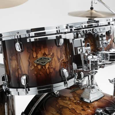 Tama WBST12R-MBR Starclassic Walnut/Birch Lacquer Rack Tom 12 - Molten Brown Burst image 10