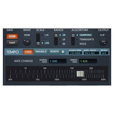 Serato Pitch n Time Pro 3 Time Stretch Pitch Shift for Pro Tools (Card) image 2