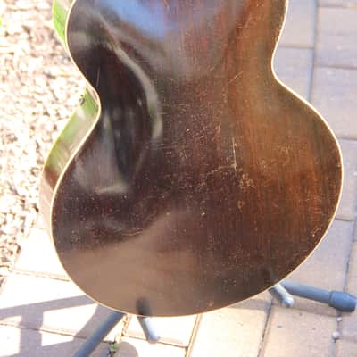 Gibson Built Old Kraftsman  Archtop Acoustic guitar 1930's Sunburst image 15