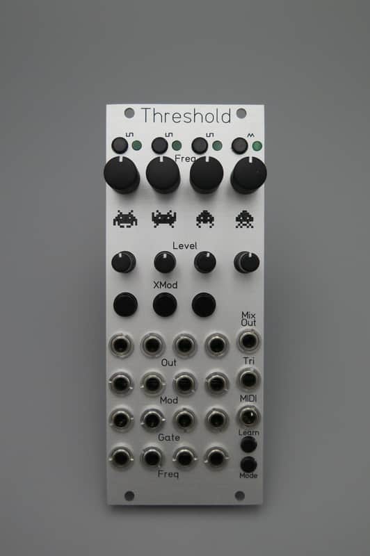 Threshold - 10HP Edges with integrated midi expander - natural aluminum image 1