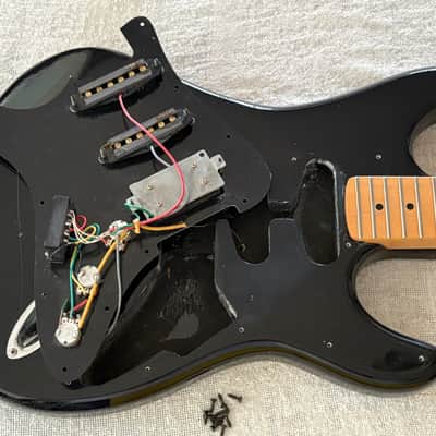 Kramer XL-3 XL III Black HSS Matching Headstock MIK Korea image 22