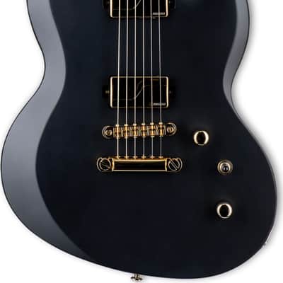 ESP LTD Viper-1000 Electric Guitar, Ebony Fingerboard, Vintage Black image 2