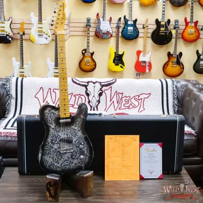 Fender Custom Shop Ron Thorn Masterbuilt 1968 Telecaster Maple Fingerboard Relic Black Paisley image 6