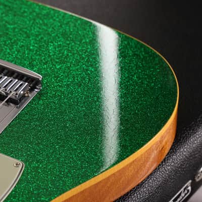 Fender Custom Shop Dual Stack HS Telecaster Green Sparkle Closet Classic image 9