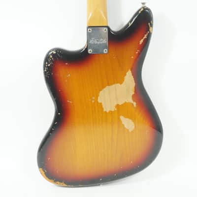 [SALE Ends June 22] Fender Kurt Cobain Road Worn Jaguar Sunburst Signature Model Lacquer Relic 2014 MEXICO image 9