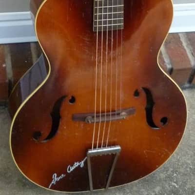 1935 Harmony Gene Autry Old Santa Fe Archtop - Amber Sunburst image 2