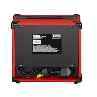 Laney LX15-RED 15W Electric Guitar Combo Amp With Dual 5-Inch Speakers Drive Switch AUX Input And Headphone Out image 2
