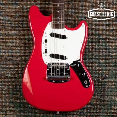 2010 Fender '69 Mustang Reissue Made in Japan - Red w/ Matching Headstock image 1
