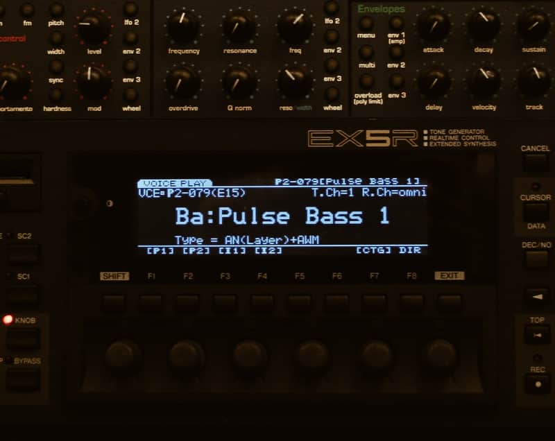 LED Display Upgrade - Yamaha EX5 / EX5R / EX7 Custom (Negative