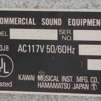 Kawai MX-8R 8 channel keyboard line mixer image 6
