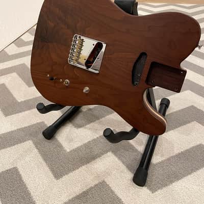 Custom Telecaster Body – Figured Mahogany & Maple Center – Fender/Warmoth Compatible image 13