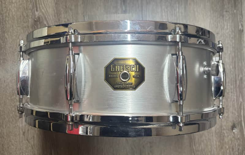 1970s Gretsch 4108 Aluminium Snare Drum image 1