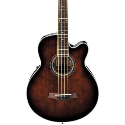 Ibanez AEB10E-DVS – 4 String Acoustic/Electric Bass 2025 - Dark Violin Sunbusrt image 2