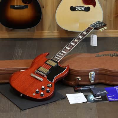 2021 Gibson 61 Reissue SG Standard Electric Guitar Cherry + OHSC