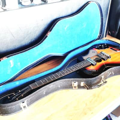 1960s  Meazzi Hollywood - Old Jazz - Semi Hollow Body Electric - Rare Guitar! image 17