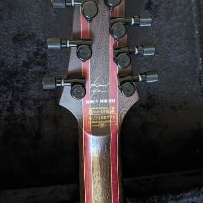 Schecter Keith Merrow KM-7 Mk III 7 String Electric Guitar Lagoon Fade image 12